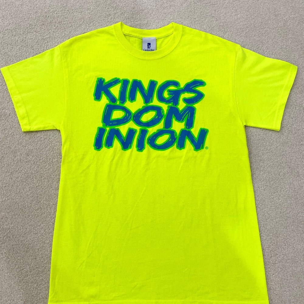 Kings Dominion Mens Medium Tshirt Bright Yellow